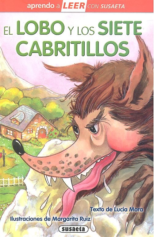 El lobo y los siete cabritillos, de Mora, Lucía | portada del libro
