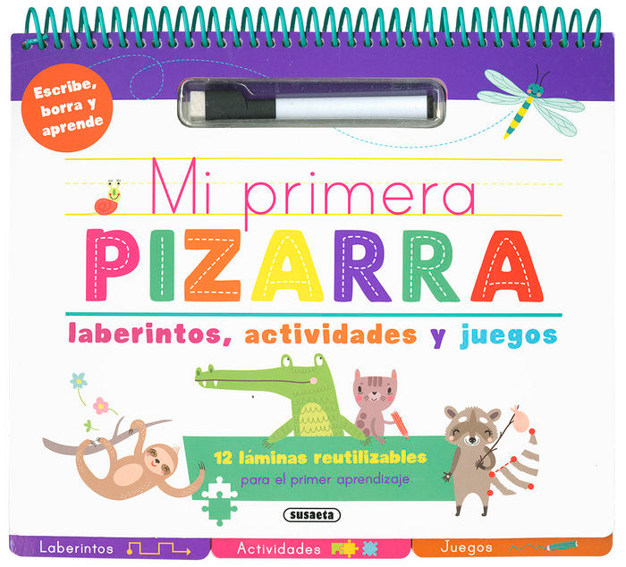 Mi primera pizarra de laberintos, actividades y juegos, de Susaeta, Equipo | portada del libro