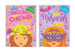 Decoro con pegatinas (2 títulos), de Busquets, Carmen | portada del libro