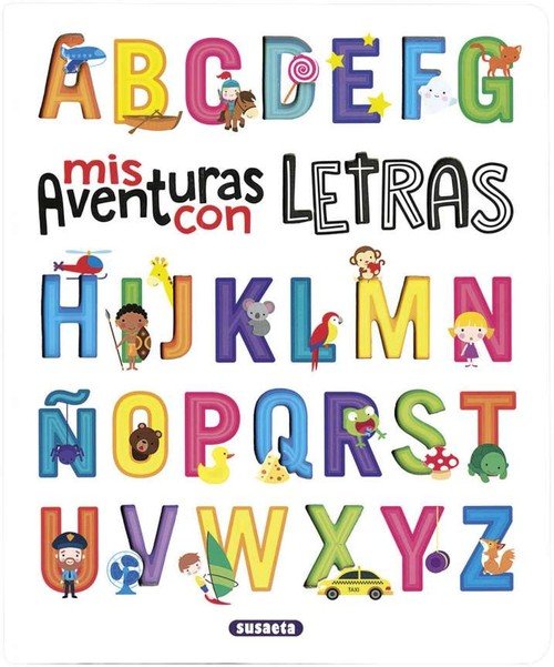 Mis aventuras con letras, de Susaeta | portada del libro