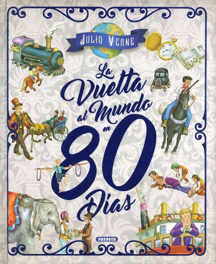 La vuelta al mundo en 80 días, de Verne | portada del libro