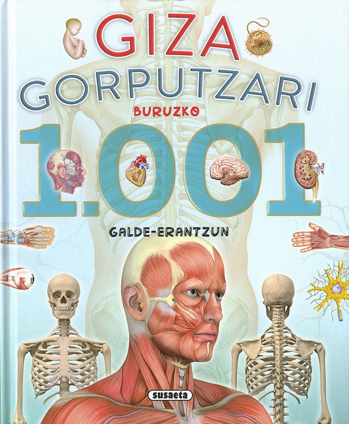 Giza gorputzari buruzko 1.001 galde-erantzun, de Susaeta, Taldeak | portada del libro