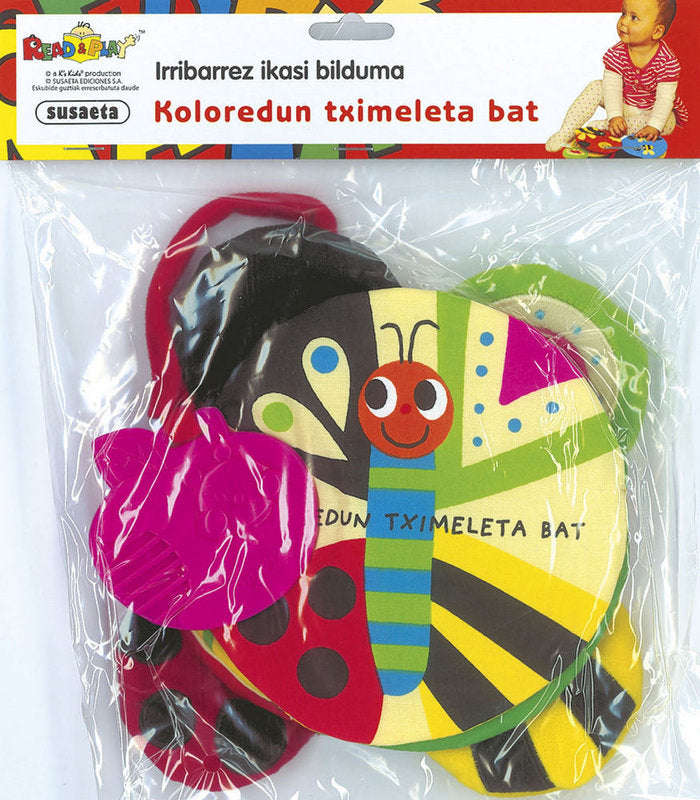 Koloredun tximeleta bat, de Susaeta | portada del libro