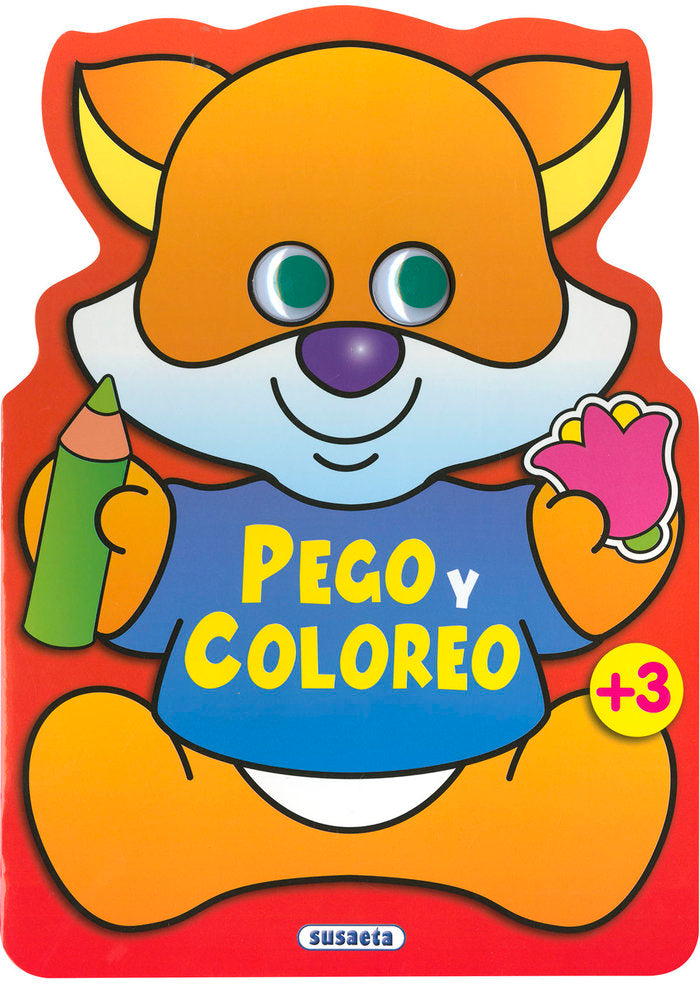 PEGO Y COLOREO ANIMALES 1, de BUSQUETS, JORDI | portada del libro
