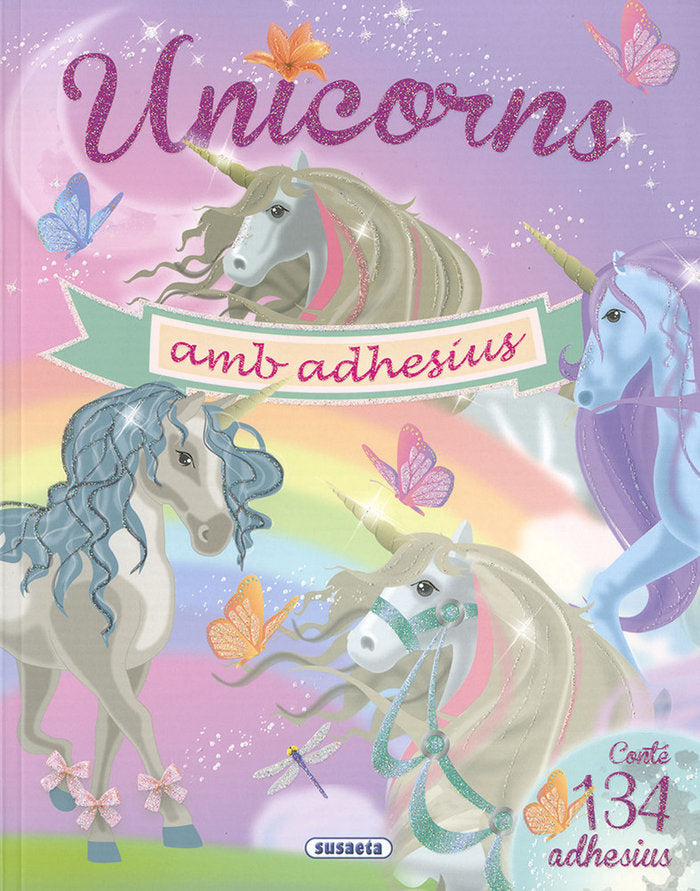 Unicorns amb adhesius, de Susaeta, Equip | portada del libro