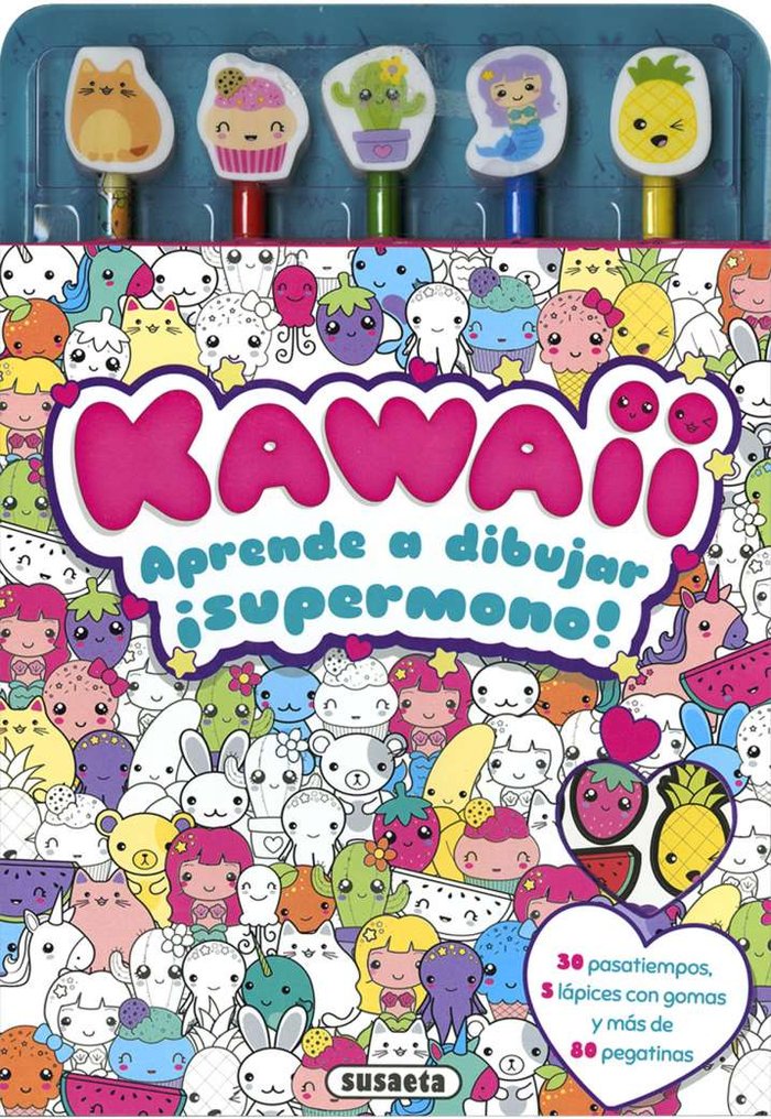 Kawaii. Aprende a dibujar., de Ediciones | portada del libro