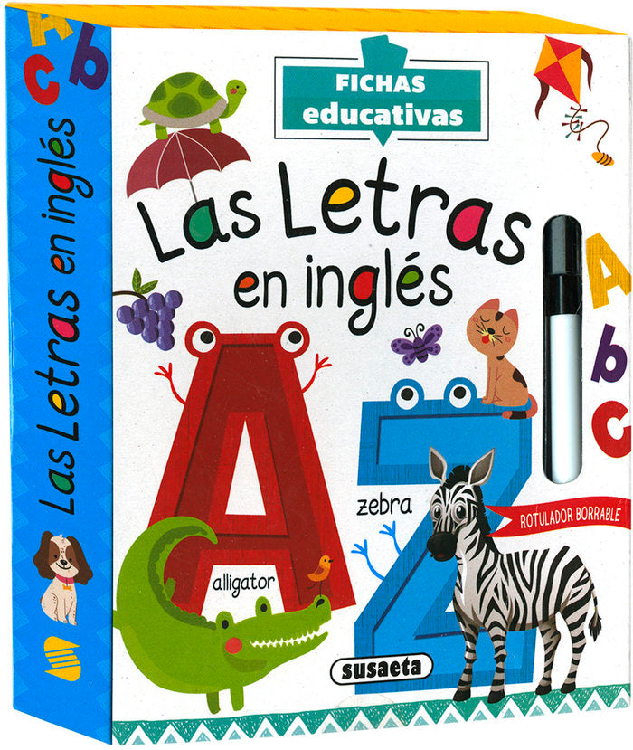 La letras en inglés, de Ediciones, Susaeta | portada del libro