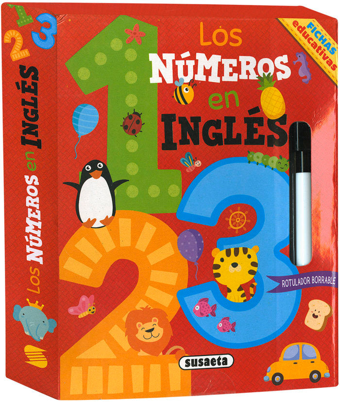Los números en inglés, de Ediciones, Susaeta | portada del libro