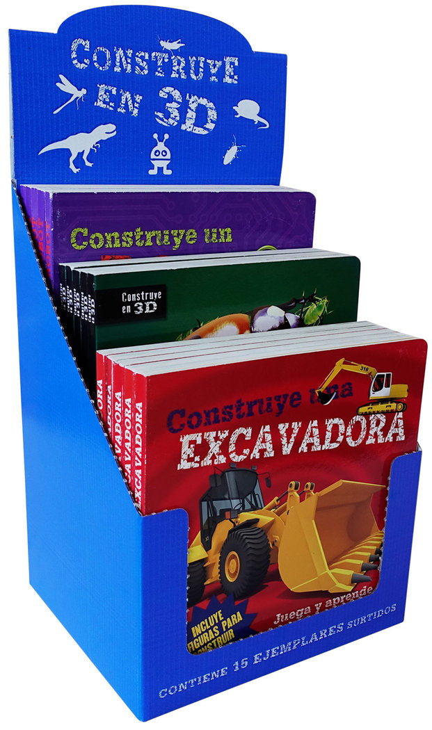 Estuche construye en 3D con 15 ejemplares, de Ediciones, Susaeta | portada del libro