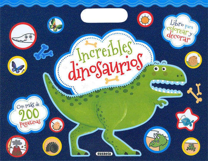 Increíbles dinosaurios, de Hoslet, Susana | portada del libro
