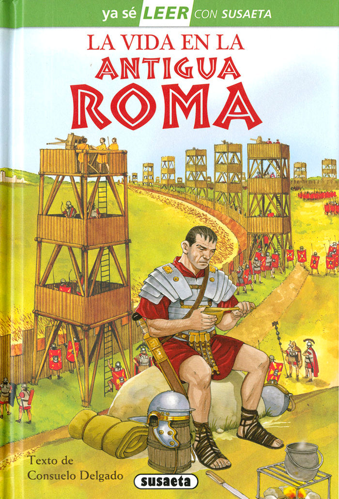 La vida en la Antigua Roma, de Delgado, Consuelo | portada del libro
