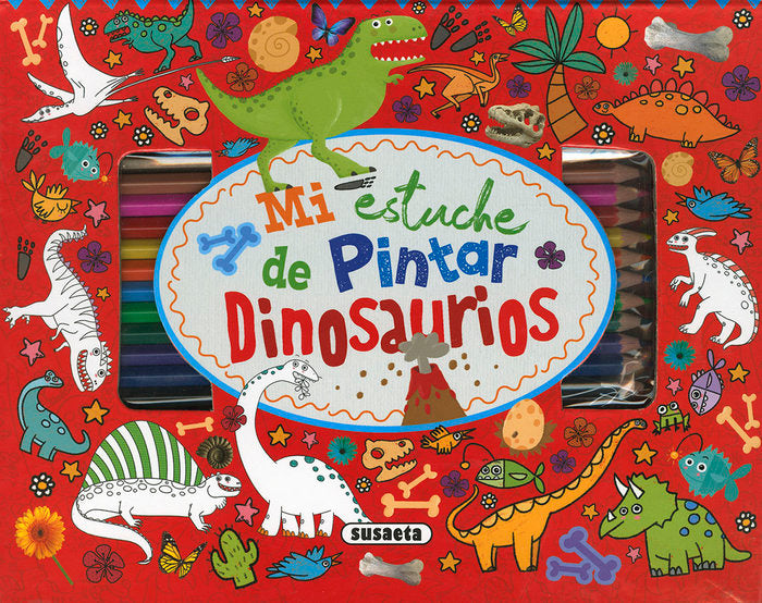 Mi estuche de pintar dinosaurios, de Ediciones, Susaeta | portada del libro