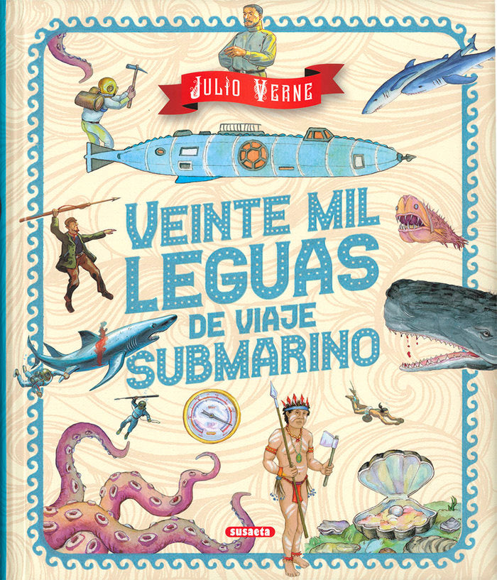 Veinte mil leguas de viaje submarino, de Verne, Julio | portada del libro