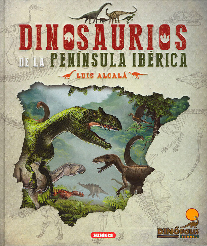 Dinosaurios de la península ibérica, de Alcalá Martínez, Luis | portada del libro