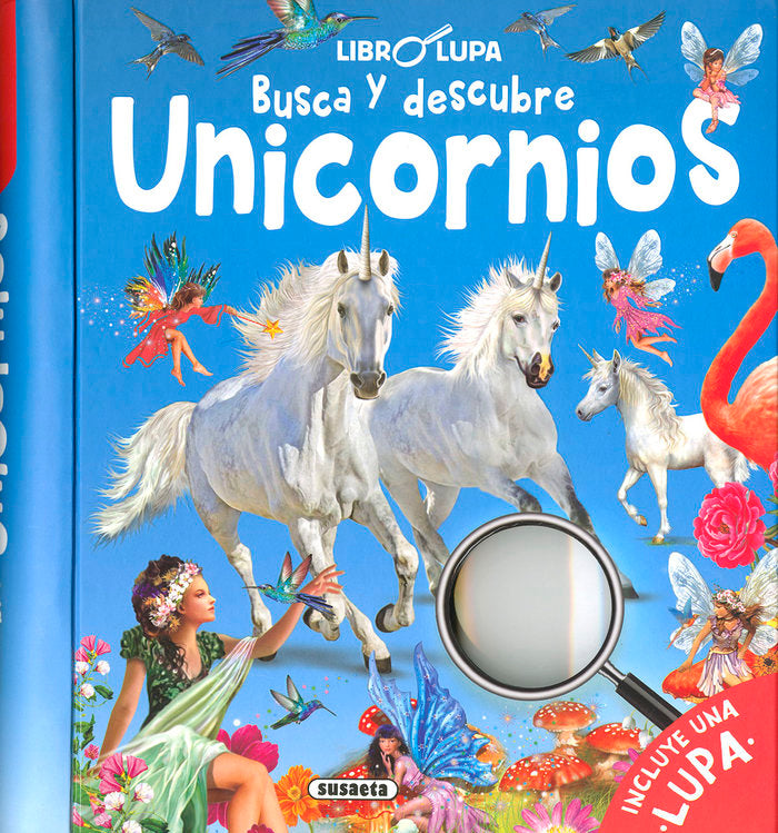 BUSCA Y DESCUBRE UNICORNIOS, de EDICIONES, SUSAETA | portada del libro