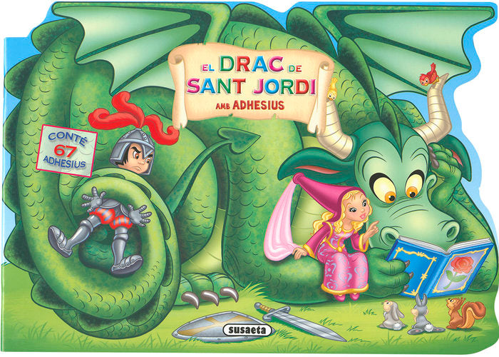 El drac de Sant Jordi amb adhesius | portada del libro