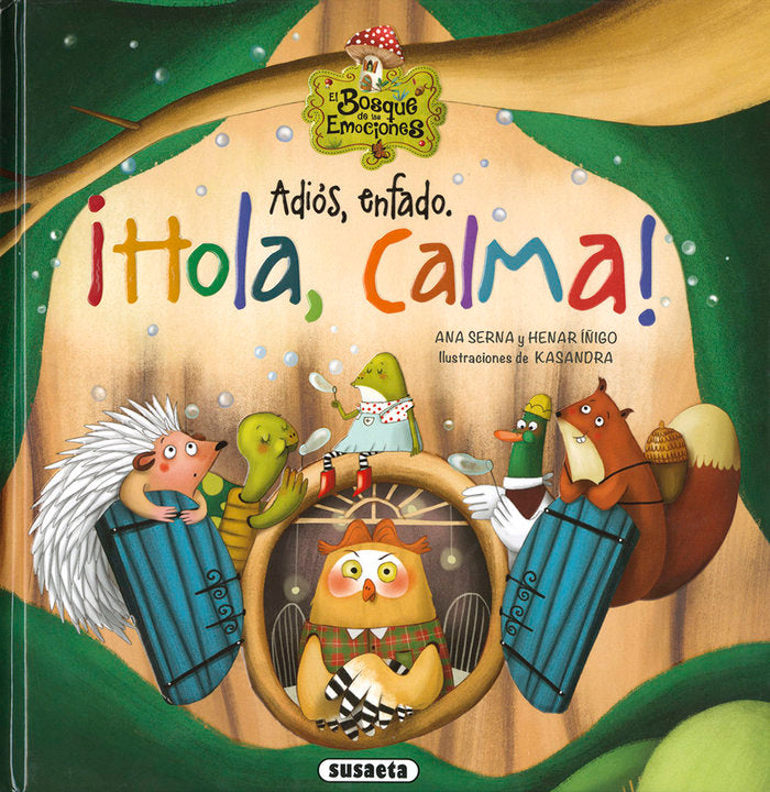 Adiós, enfado. ¡Hola, calma!, de Serna, Ana | portada del libro