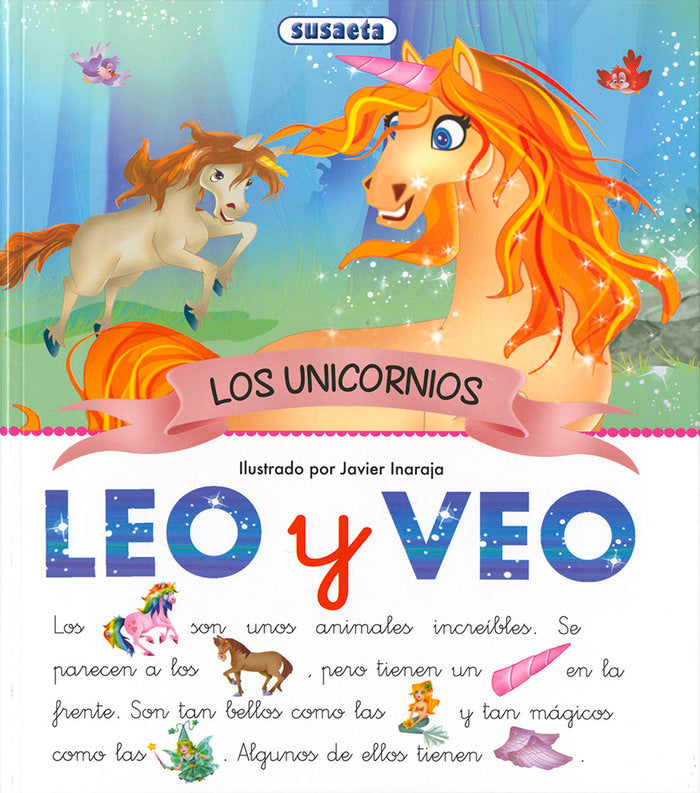 Leo y Veo Los Unicornios, de EDICIONES, SUSAETA | portada del libro
