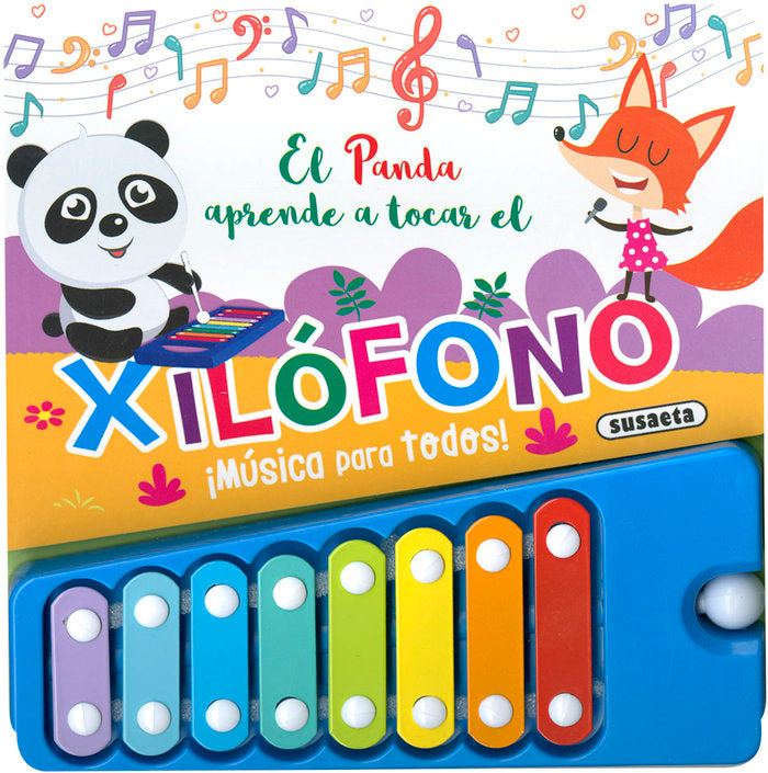 EL PANDA APRENDE A TOCAR EL XILOFONO, de EDICIONES, SUSAETA | portada del libro