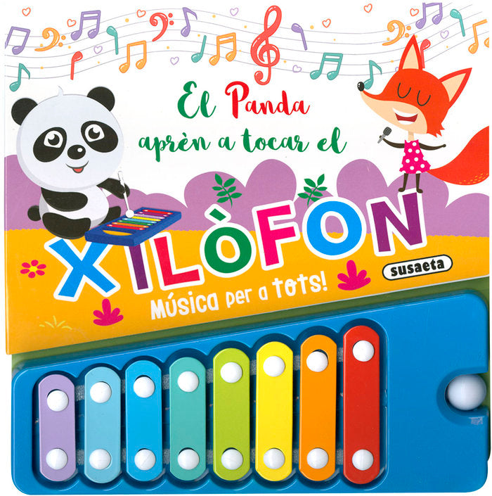 EL PANDA APREN A TOCAR EL XILOFON, de EDICIONES, SUSAETA | portada del libro
