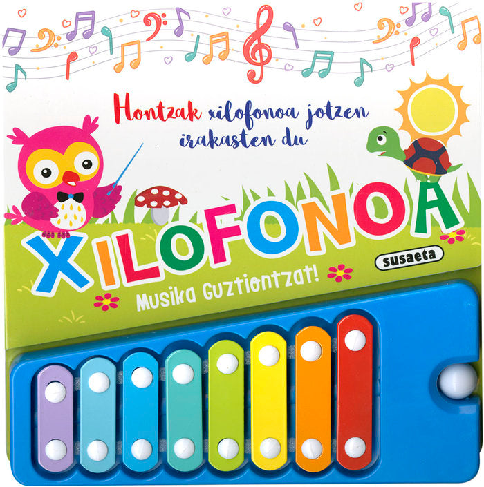 HONTZAK XILOFONOA JOTZEN IRAKASTEN DU, de EDICIONES, SUSAETA | portada del libro