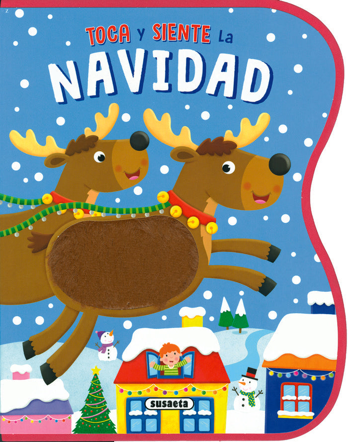 Toca y siente la Navidad, de Ediciones, Susaeta | portada del libro