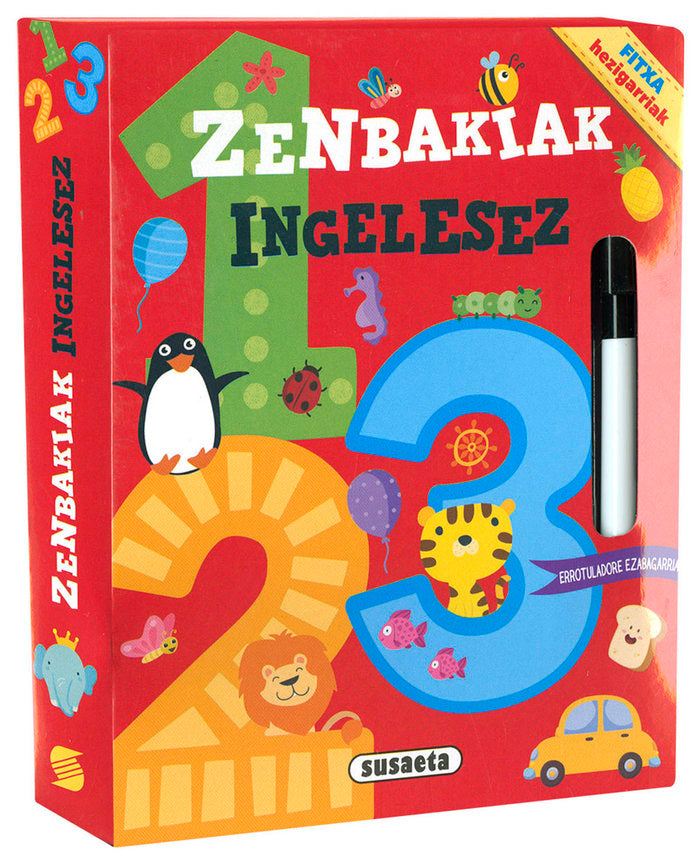 ZENBAKIAK INGELESEZ, de EDICIONES, SUSAETA | portada del libro