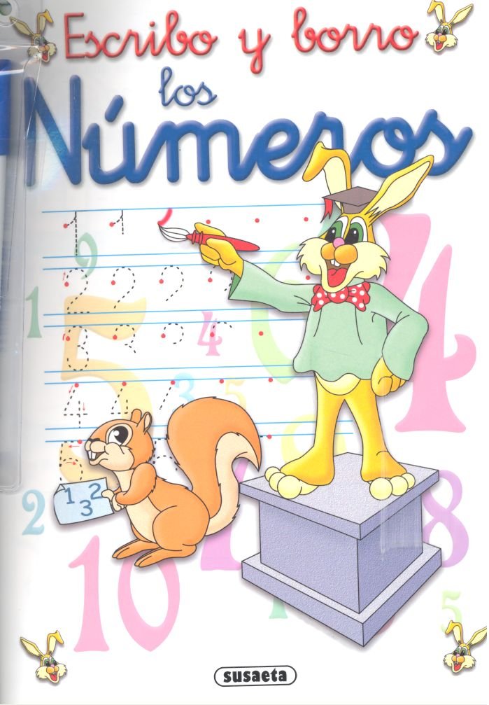 ESCRIBO Y BORRO LOS NUMEROS, de EDICIONES, SUSAETA | portada del libro