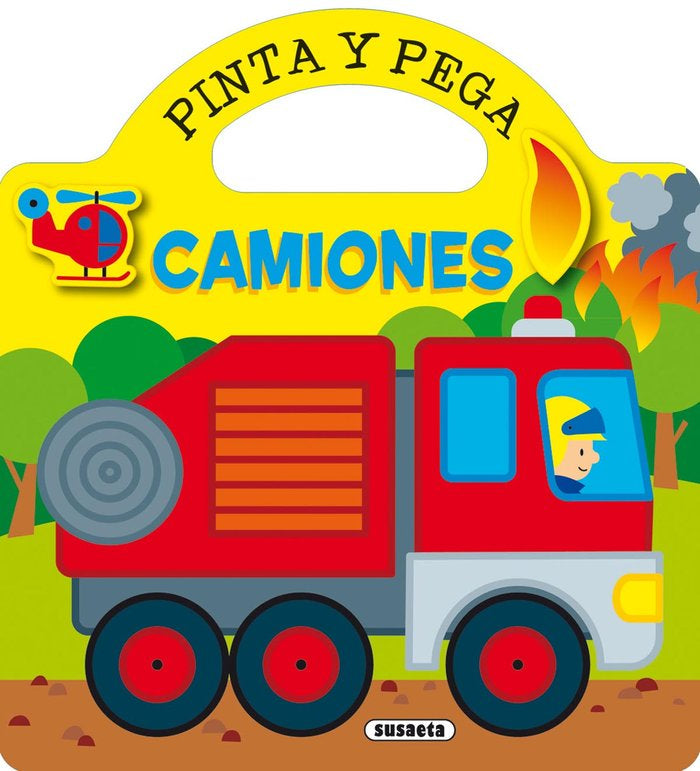 CAMIONES (PINTA Y PEGA), de BUSQUETS, JORDI | portada del libro