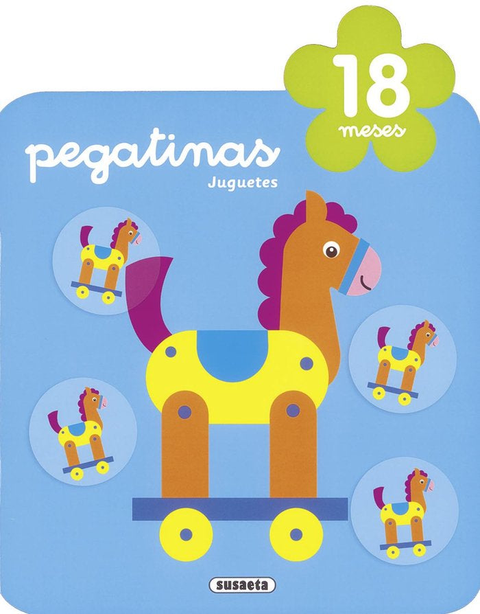 PEGATINAS JUGUETES 18 MESES, de BUSQUETS, JORDI | portada del libro