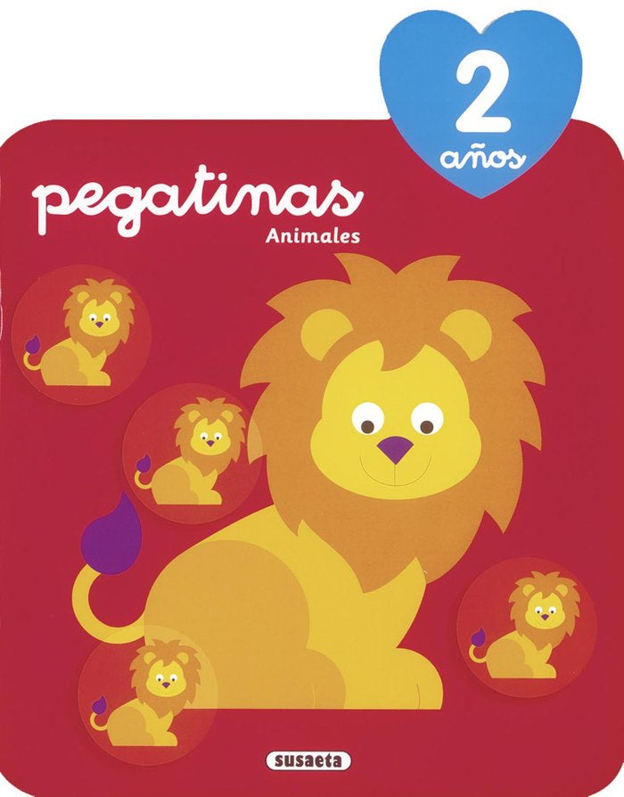 PEGATINAS ANIMALES 2 AÑOS, de BUSQUETS, JORDI | portada del libro