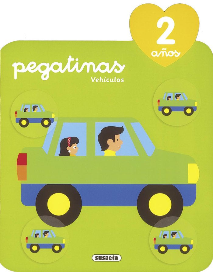 PEGATINAS VEHICULOS 2 AÑOS, de BUSQUETS, JORDI | portada del libro