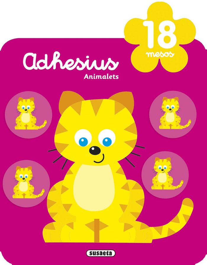 Adhesius animalets 18 mesos | portada del libro
