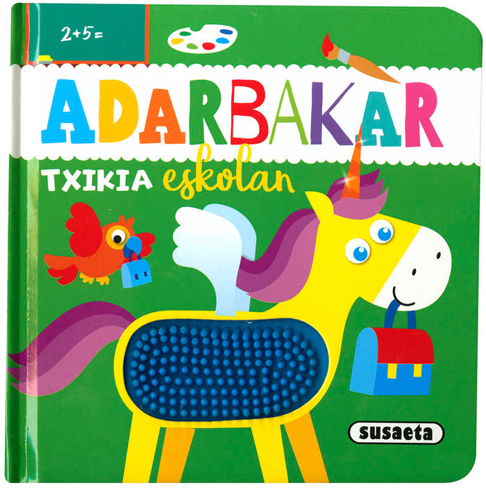 ADARBAKAR TXIKIA ESKOLAN, de EDICIONES, SUSAETA | portada del libro