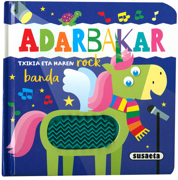 ADARBAKAR TXIKIA ETA HAREN ROCK BANDA, de EDICIONES, SUSAETA | portada del libro