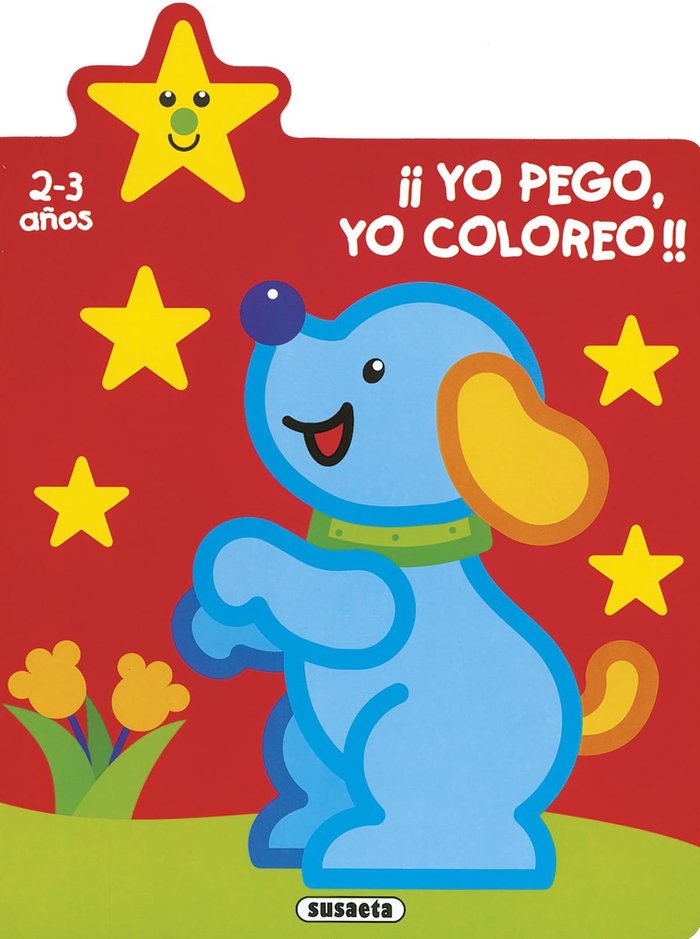 ¡YO PEGO, YO COLOREO! 2-3 AÑOS, de BUSQUETS, JORDI | portada del libro
