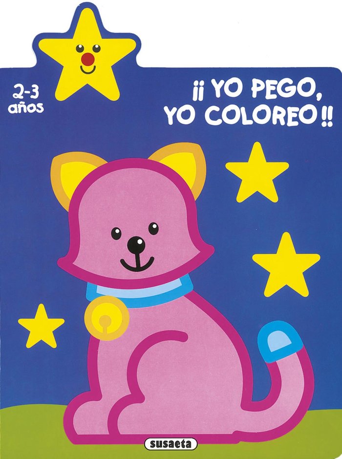 ¡YO PEGO, YO COLOREO! 2-3 AÑOS, de BUSQUETS, JORDI | portada del libro