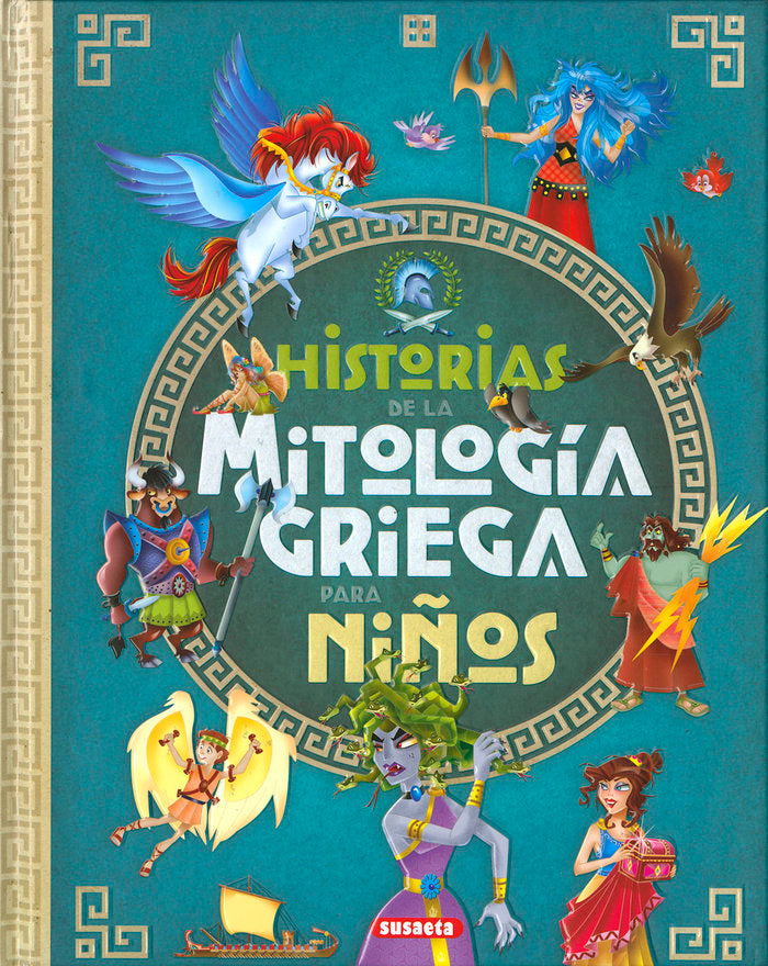 HISTORIAS DE LA MITOLOGIA GRIEGA PARA NIÑOS, de MORAN | portada del libro