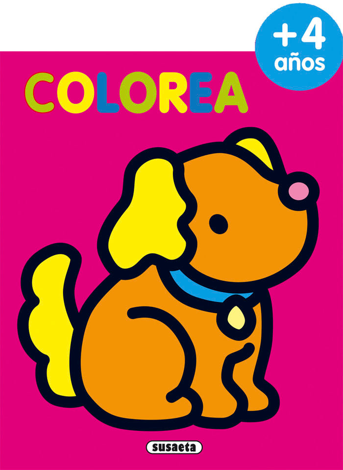 COLOREA POR EDADES 4 AÑOS, de SUSAETA, EQUIPO | portada del libro