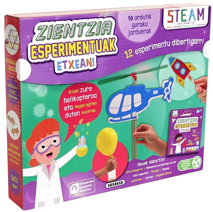 ZIENTZIA ESPERIMENTAUAK ET XEAN!.(REF:9623), de AA.VV. | portada del libro