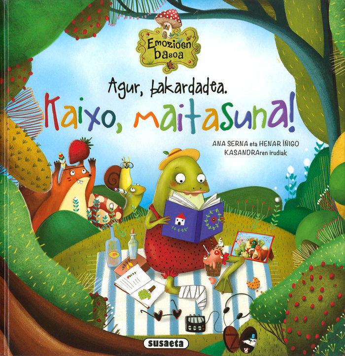 AGUR, BAKARDADEA. KAIXO, MAITASUNA!, de SERNA, ANA | portada del libro