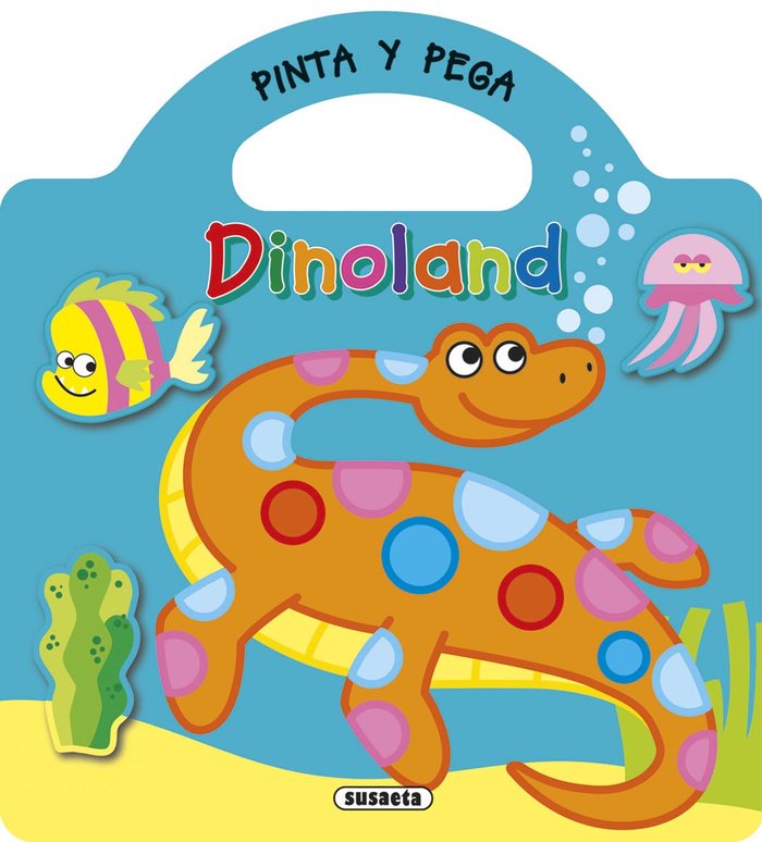 PINTA Y PEGA - DINOLAND 3, de BUSQUETS, JORDI | portada del libro
