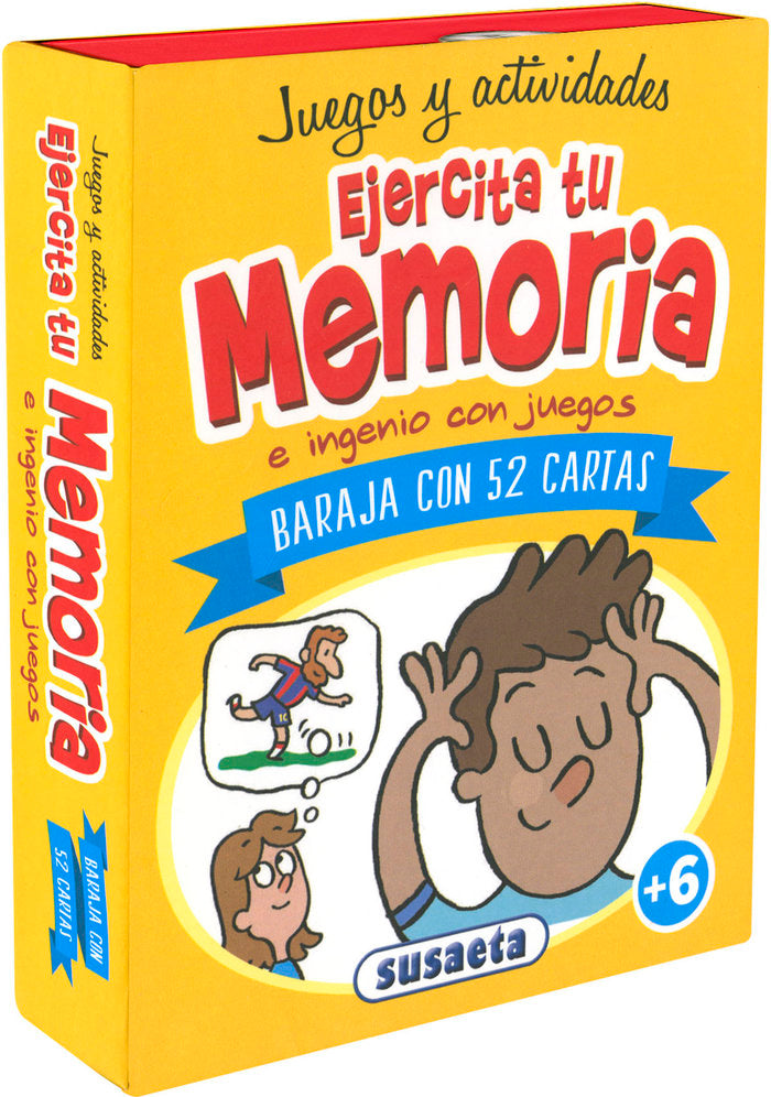 EJERCITA TU MEMORIA E INGENIO CON JUEGOS, de VVAA | portada del libro