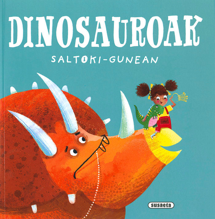 DINOSAUROAK SALTOKI-GUNEAN, de MURRAY, LILY | portada del libro