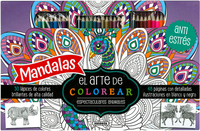 MANDALAS EL ARTE DE COLOREAR, de EDICIONES | portada del libro
