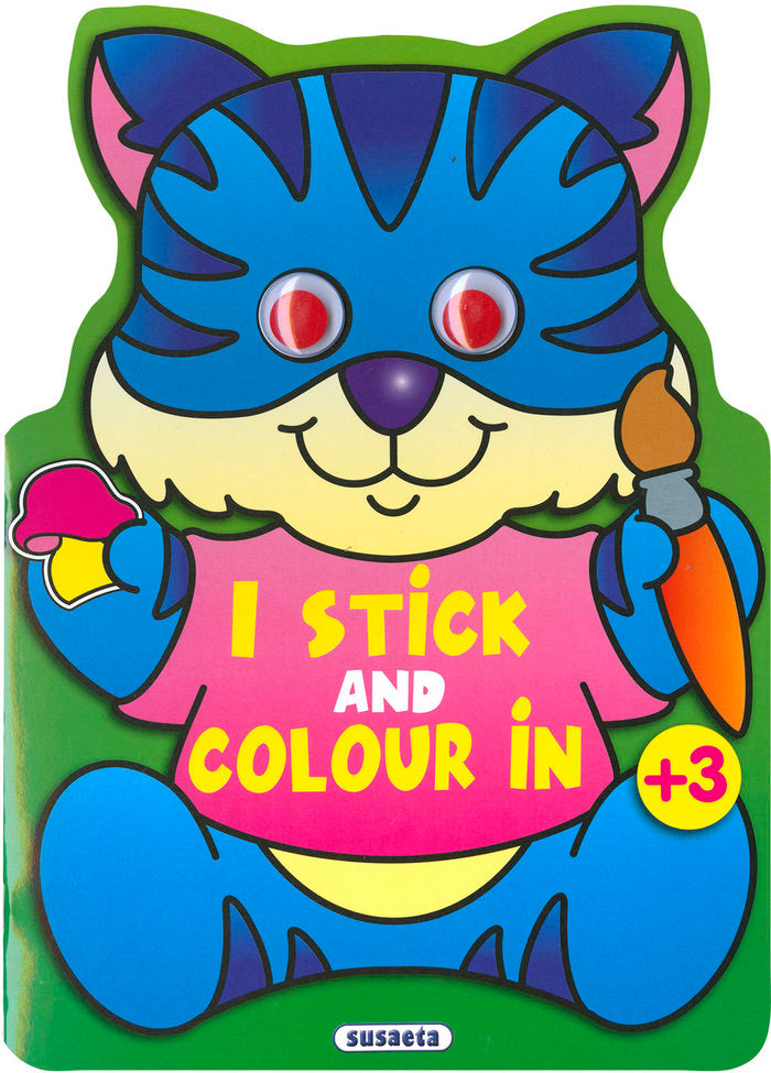 I STICK AND COLOUR IN, de BUSQUETS, JORDI | portada del libro