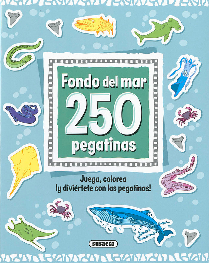 FONDO DEL MAR 250 PEGATINAS, de SUSAETA, EQUIPO | portada del libro