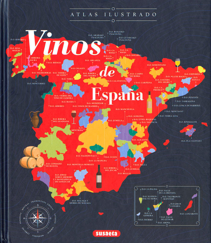 VINOS DE ESPAÑA, de SUSAETA, EQUIPO | portada del libro