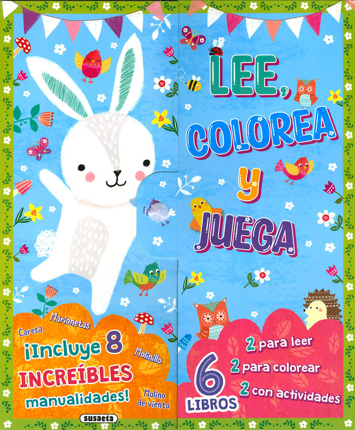 LEE, COLOREA Y JUEGA, de SUSAETA, EQUIPO | portada del libro