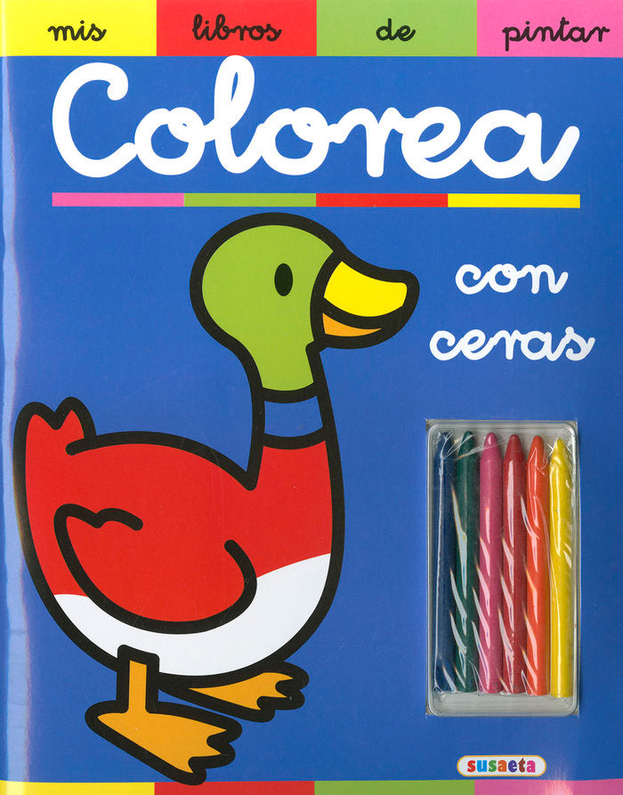 COLOREA CON CERAS, de SUSAETA, EQUIPO | portada del libro